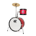Westbury - 3-Piece Junior Drum Set Complete With Throne, Red Sparkle Finish