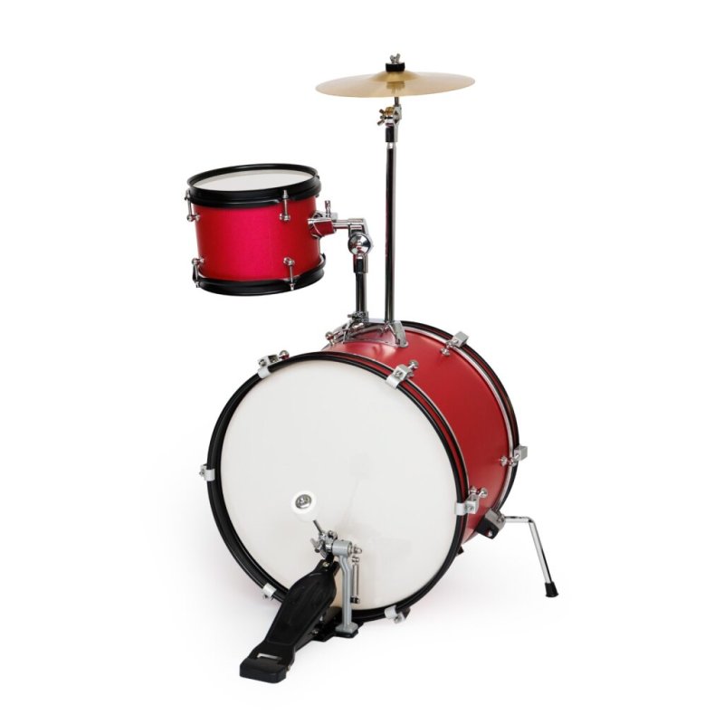 Westbury - 3-Piece Junior Drum Set Complete With Throne, Red Sparkle Finish