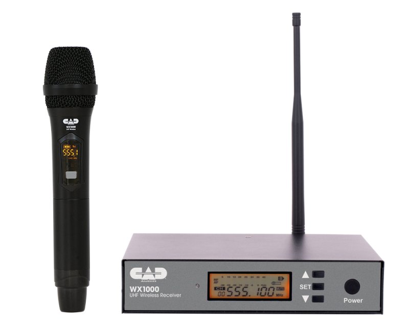 CAD - Wireless Cardioid Handheld Microphone System (510 to 570 MHz)