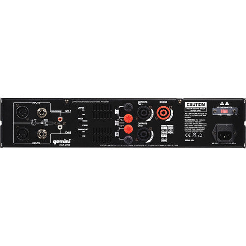 Gemini - 2000W Professional Power Amplifier