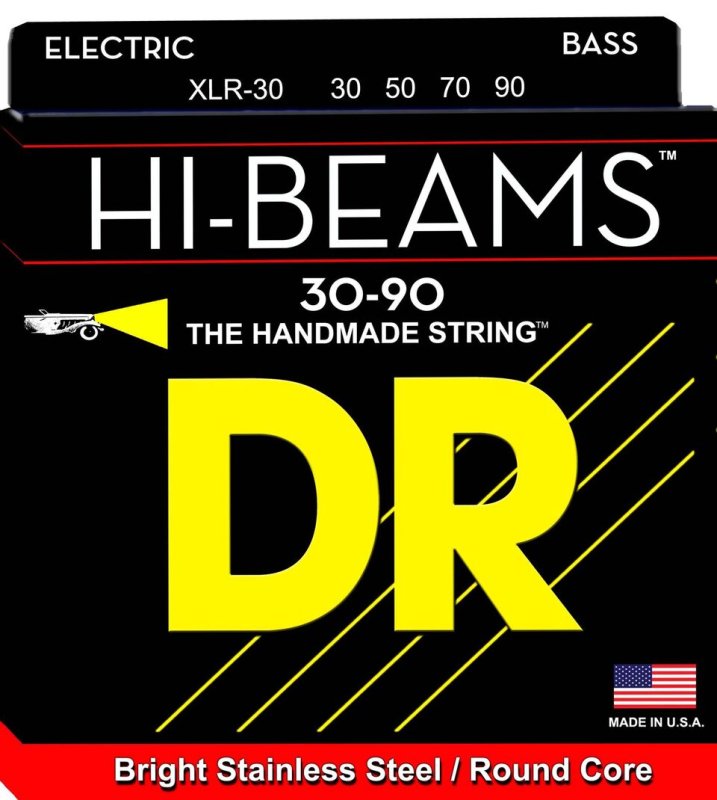 DR Handmade Strings - Hi-beams Bass Strings, Extra Light (30-90)