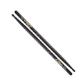 Zildjian - 5A Acorn Tip Hickory Drumsticks, Black