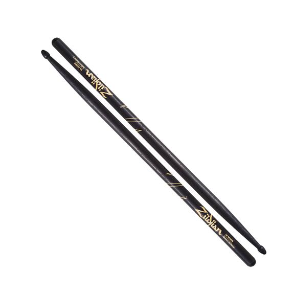 Zildjian - 5A Acorn Tip Hickory Drumsticks, Black