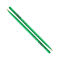 Zildjian - 5A Acorn Tip Hickory Drumsticks, Neon Green