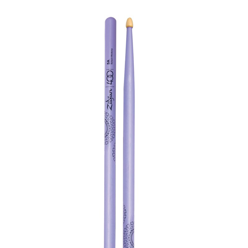 Zildjian - Limited Edition 400th Anniversary 5A Acorn Purple Drumstick