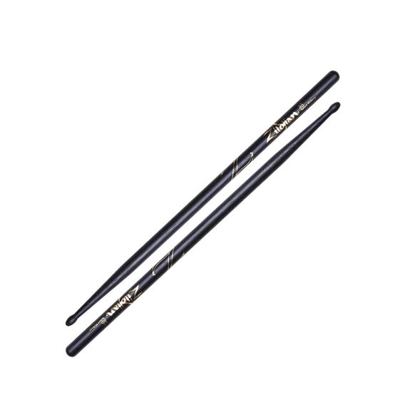 Zildjian - 5A Wood Tip Hickory Drumsticks, Black