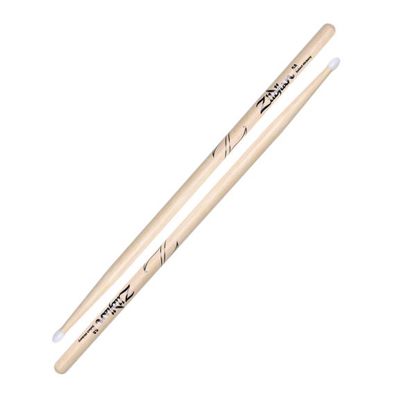 Zildjian - 5A Nylon Tip Hickory Drumsticks, Natural