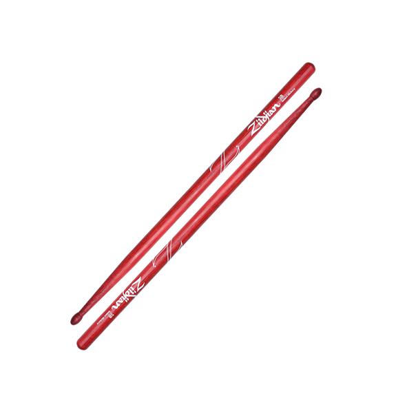Zildjian - 5A Wood Tip Hickory Drumsticks, Red