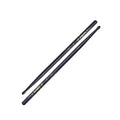 Zildjian - 5B Nylon Tip Hickory Drumsticks, Black