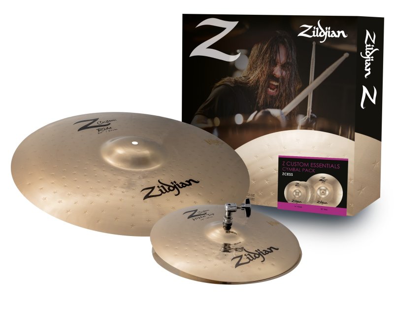 Zildjian - Z Custom Essentials 2-piece Cymbal Pack with 14" Hi-hats and 20" Ride