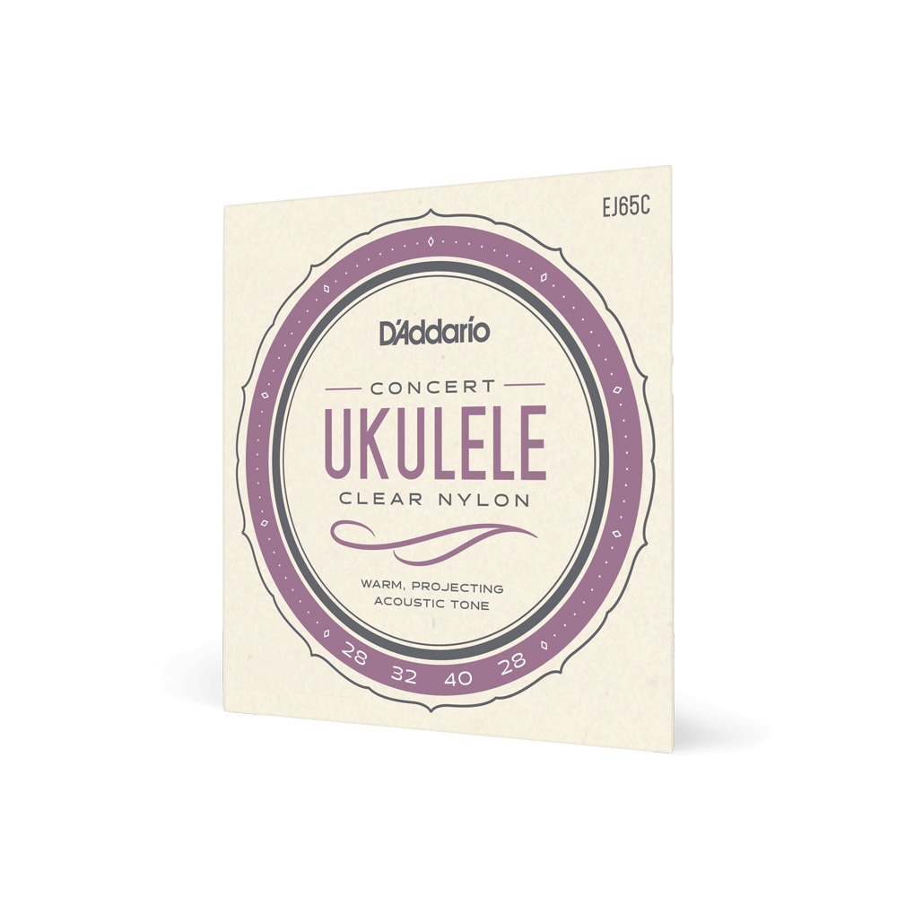 D'Addario - Pro-Arté - Ukulele String Set Clear Nylon - Concert - EJ65C