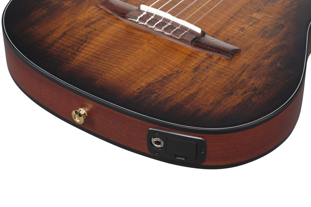 Ibanez Guitars - FRH20SMN - Thinline Nylon-string Acoustic-electric - Tobacco Burst Low Gloss