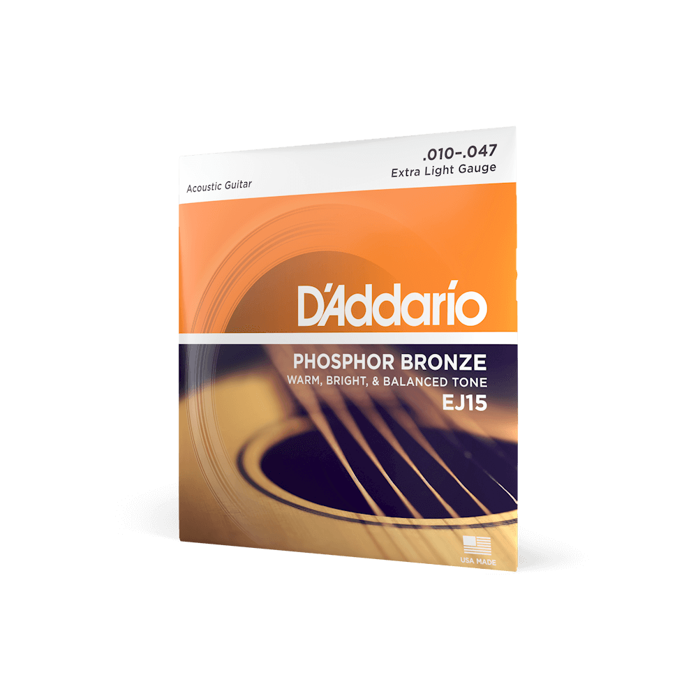 D'Addario - Phosphor Bronze Acoustic Guitar String Set - EJ15