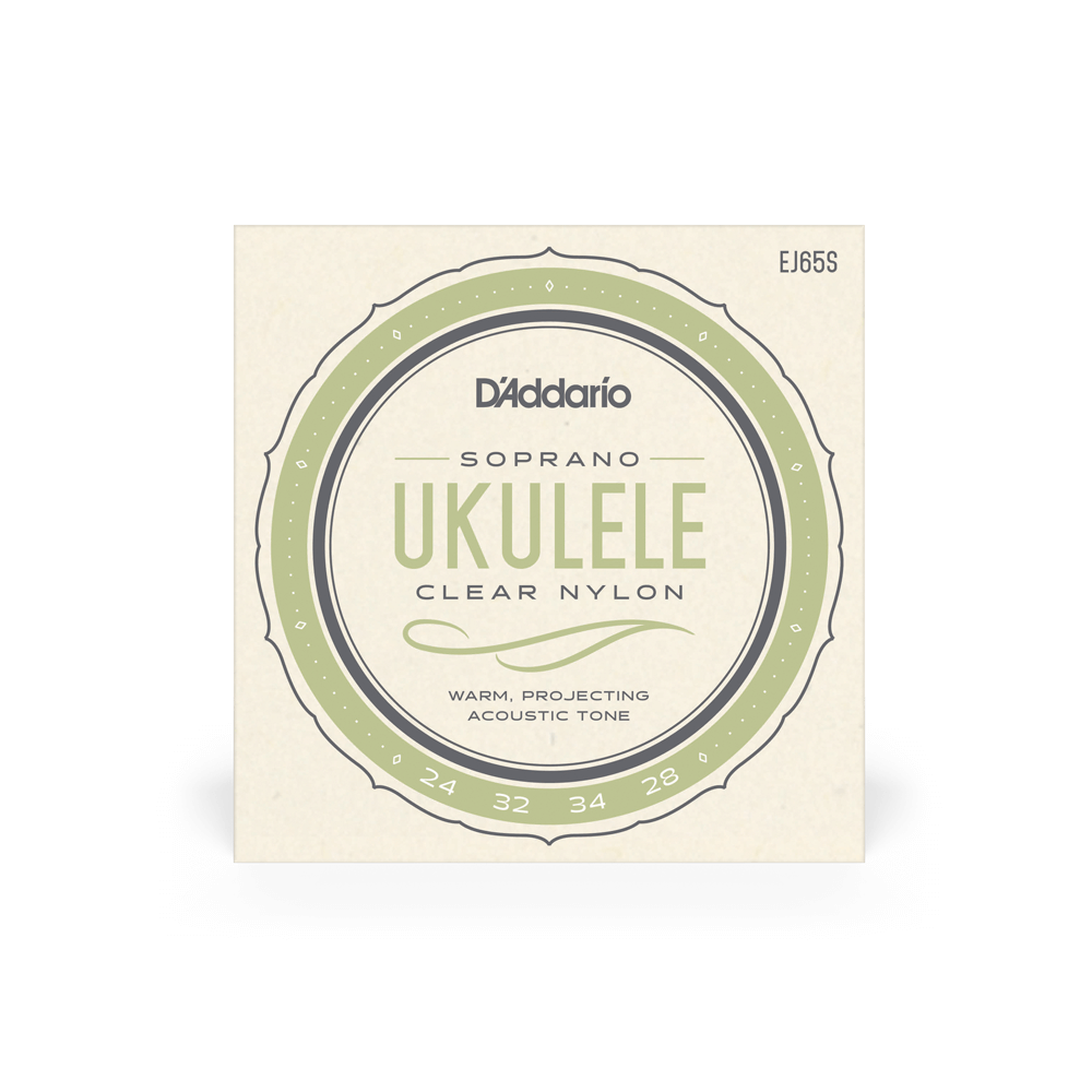 D'Addario - Pro-Arté - Ukulele String Set Clear Nylon - Soprano - EJ65S