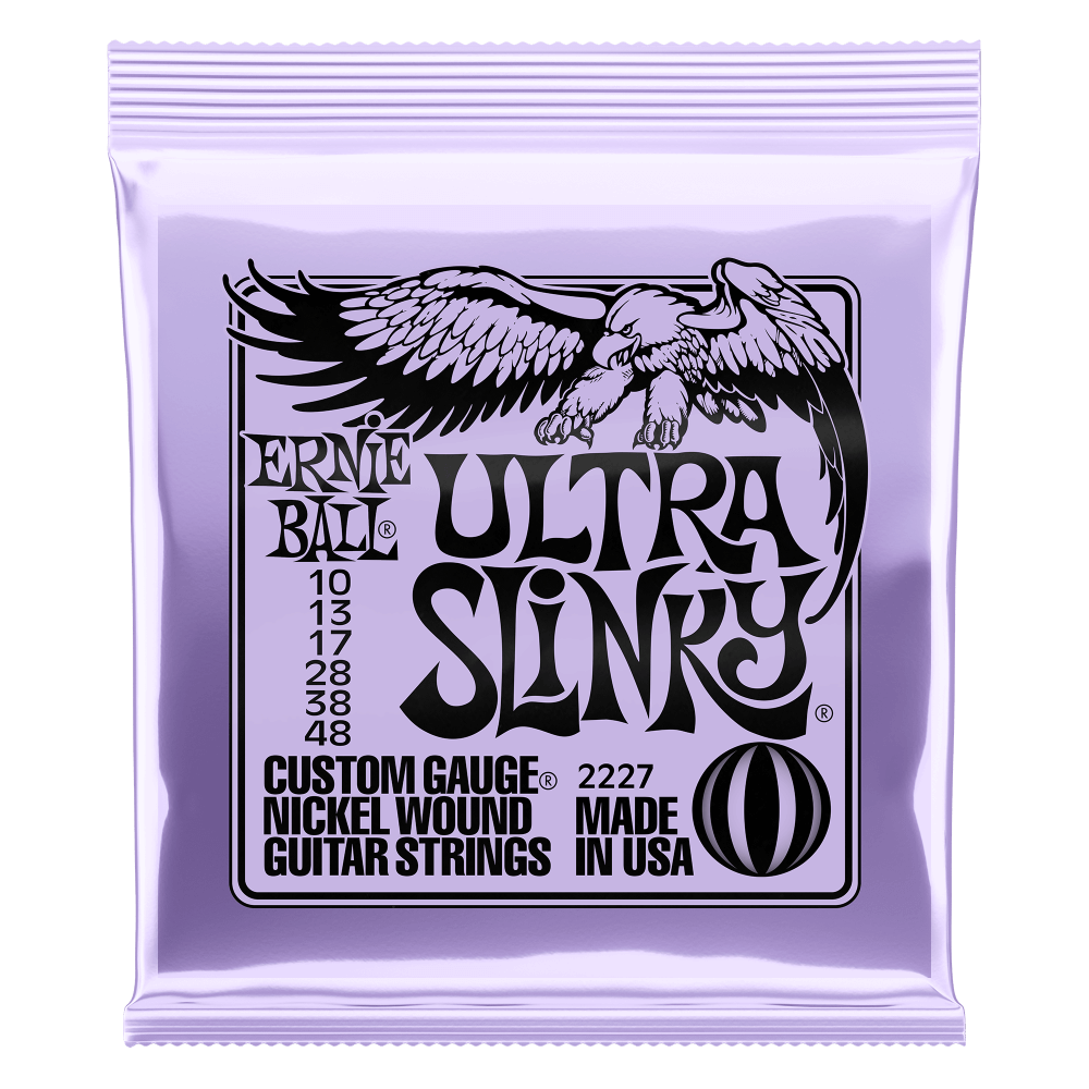 Ernie Ball - Ultra Slinky Nickel Wound Electric Guitar Strings 10-48 Gauge