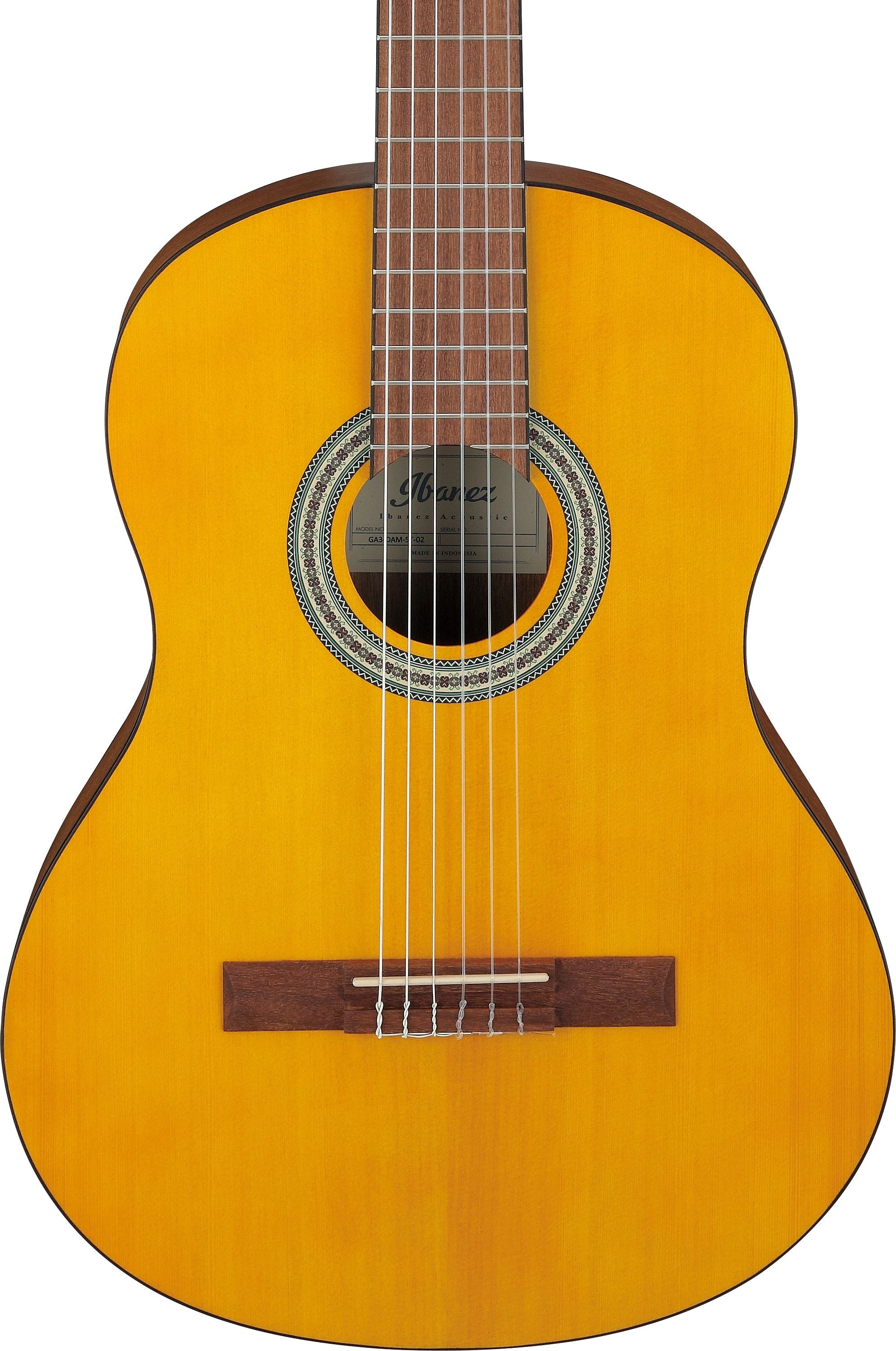 Ibanez Guitars - GA3 Classical Guitar Open Pore Amber