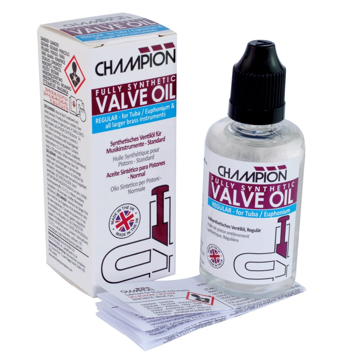 Champion Premium Fully Synthetic Valve Oil - Regular