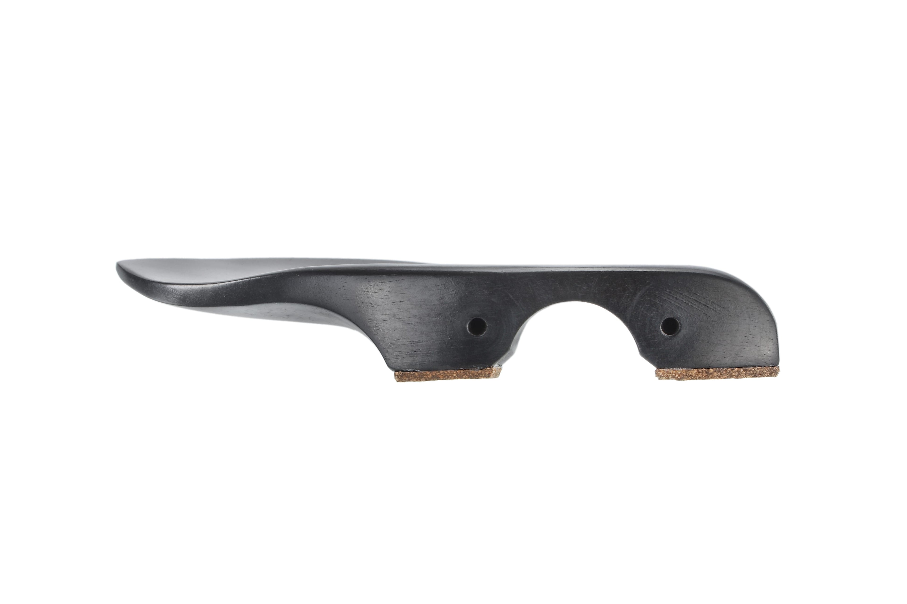 Ebony Stained Violin Chinrest Guarneri Model