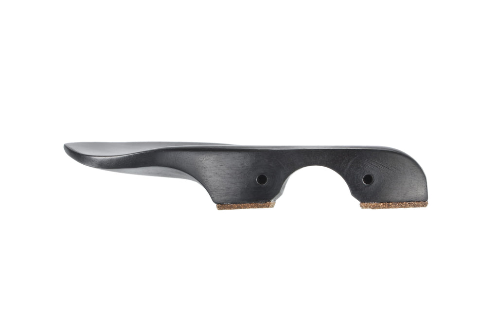 Ebony Stained Violin Chinrest Guarneri Model