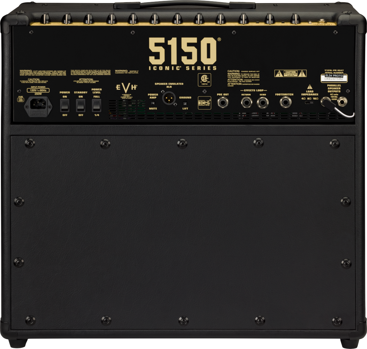 EVH Amps- 5150® Iconic® Series EL34 40W 1x12 Combo