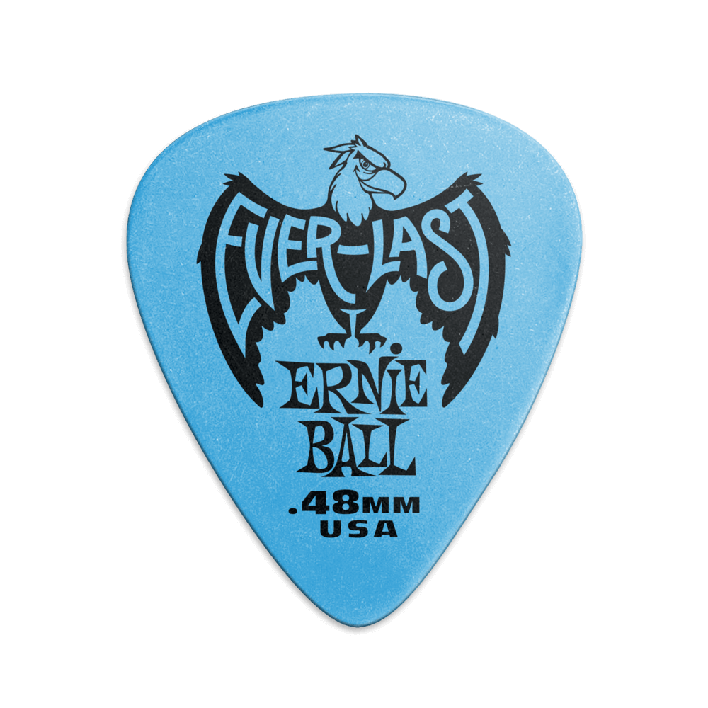 Ernie Ball - Everlast Guitar Picks -  .44mm Blue - 12 Pack