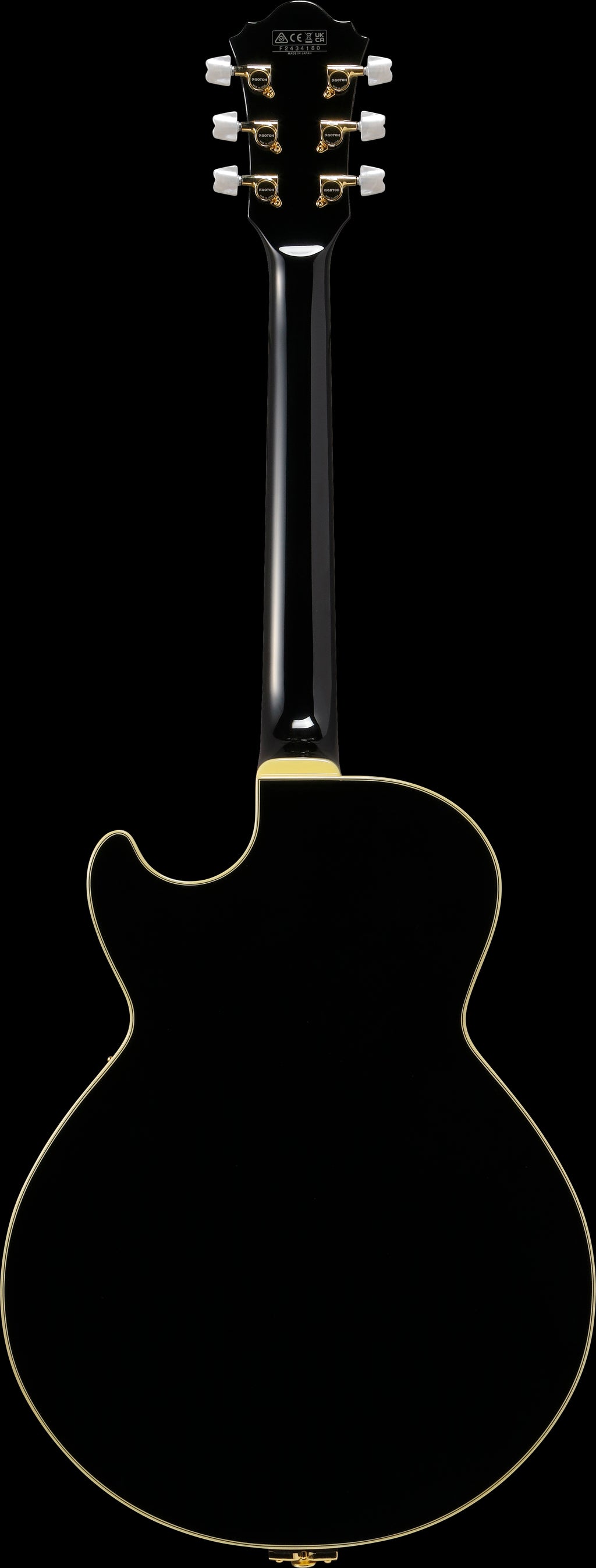 Ibanez Electric Guitar - George Benson Signature 6str Electric Guitar w/Case - Black - GB10BK