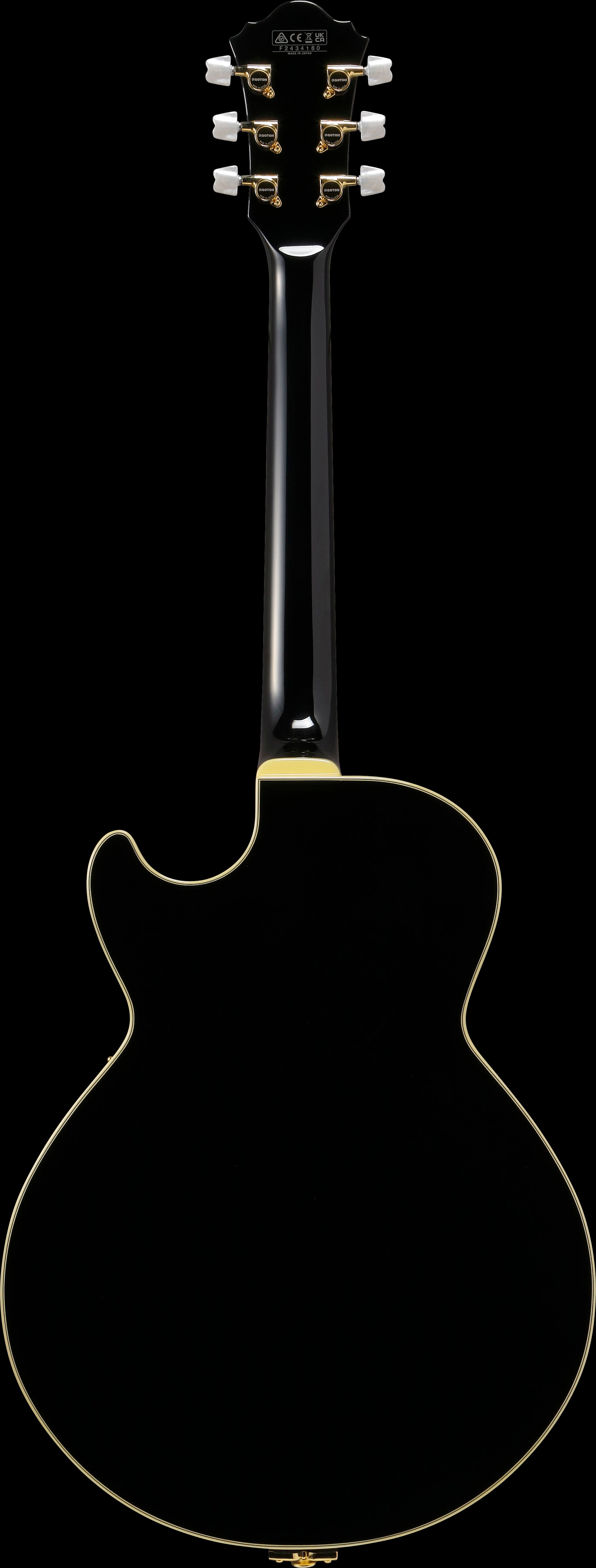 Ibanez Electric Guitar - George Benson Signature 6str Electric Guitar w/Case - Black - GB10BK