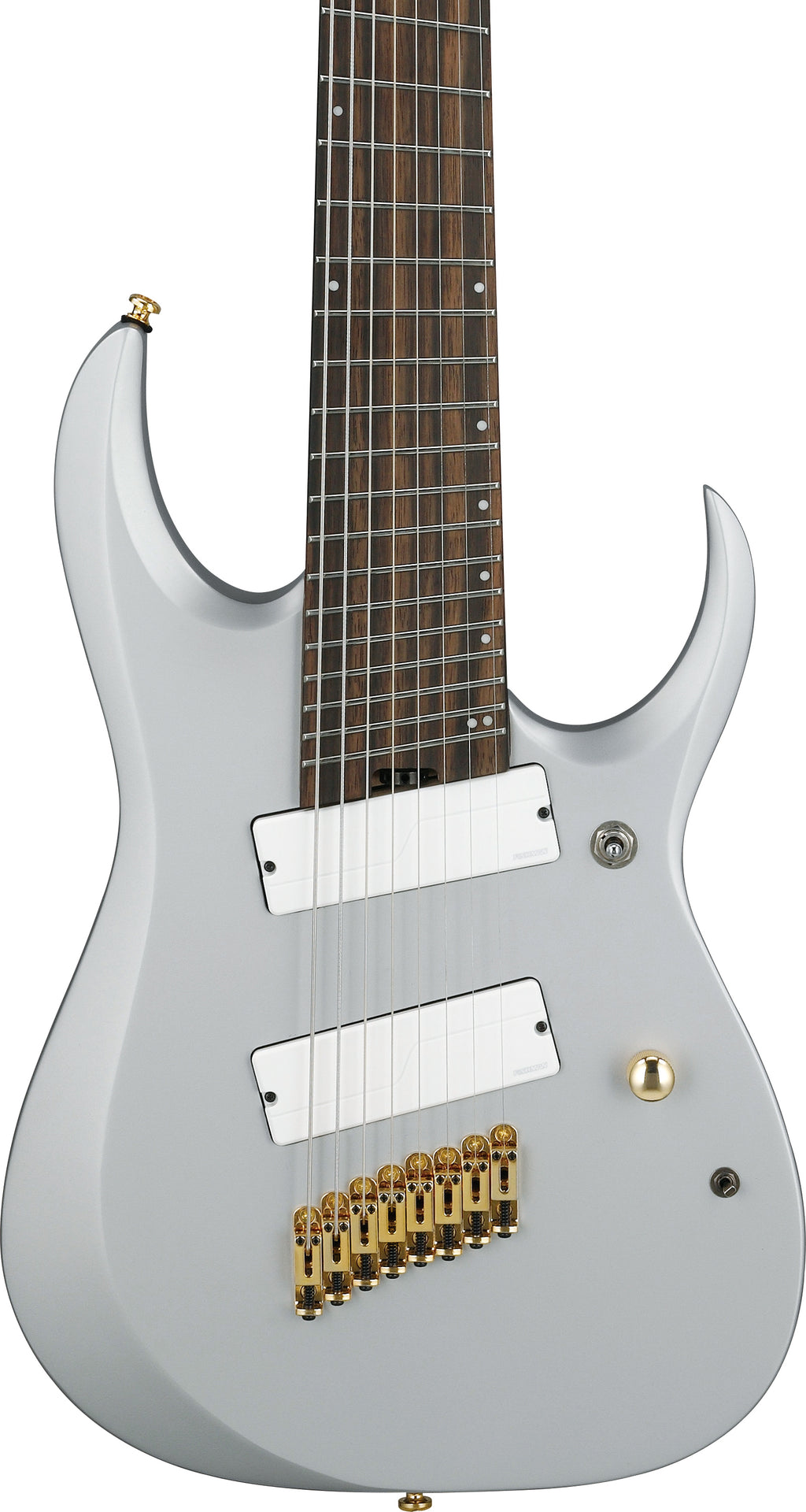 Ibanez Electric Guitar - RGD Axe Desing Lab Multi-scale 8str Electric Guitar - Classic Silver Matte - RGDMS8CSM