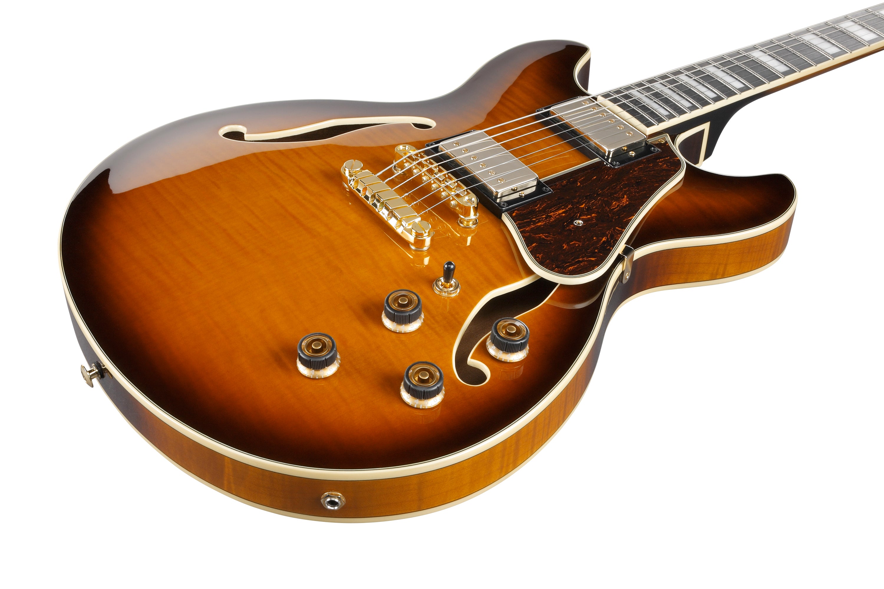 Ibanez Electric Guitar - AS Artcore Expressionist 6str Electric Guitar - Violin Sunburst - AS93FMVLS