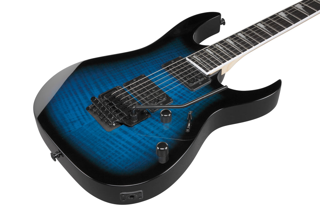 Ibanez Electric Guitar - GIO RG 6str Electric Guitar - Transparent Blue Sunburst - GRG320FATBS