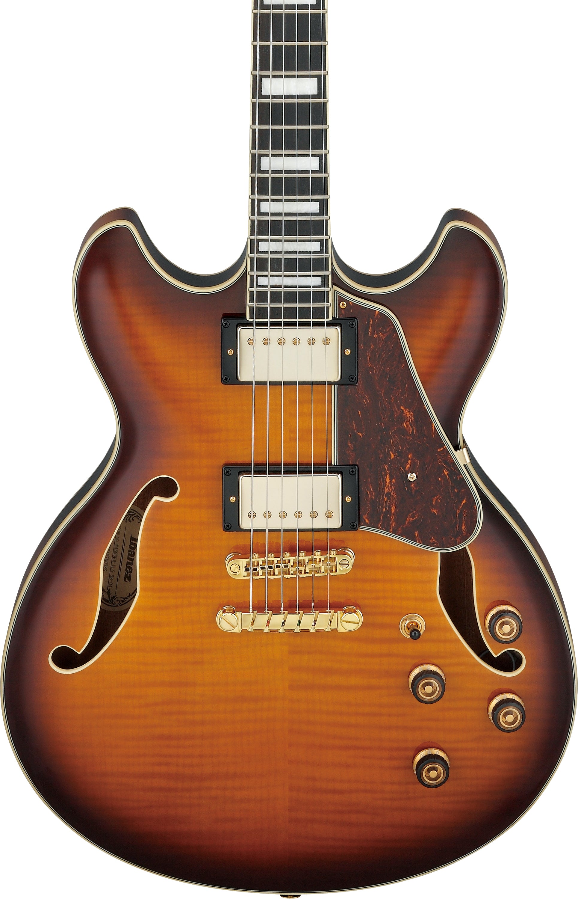 Ibanez Electric Guitar - AS Artcore Expressionist 6str Electric Guitar - Violin Sunburst - AS93FMVLS
