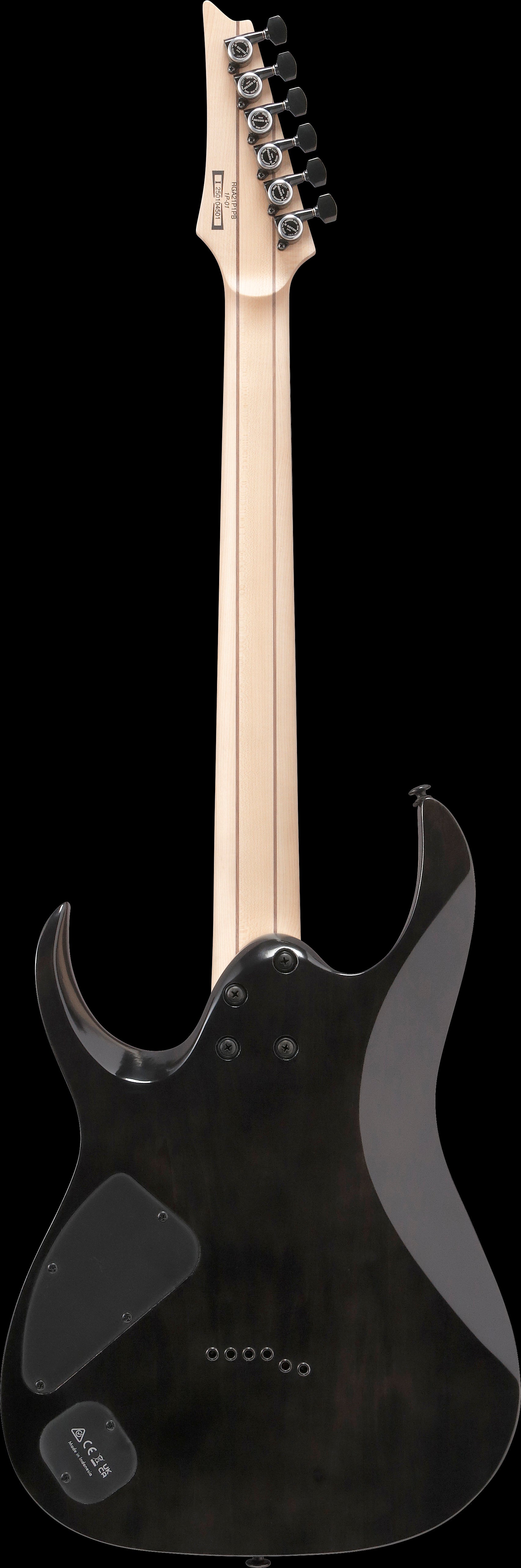 Ibanez Electric Guitar - RGA Premium 6str Electric Guitar w/ Bag - Deep Twilight Burst Low Gloss - RGA21P1PBDRL