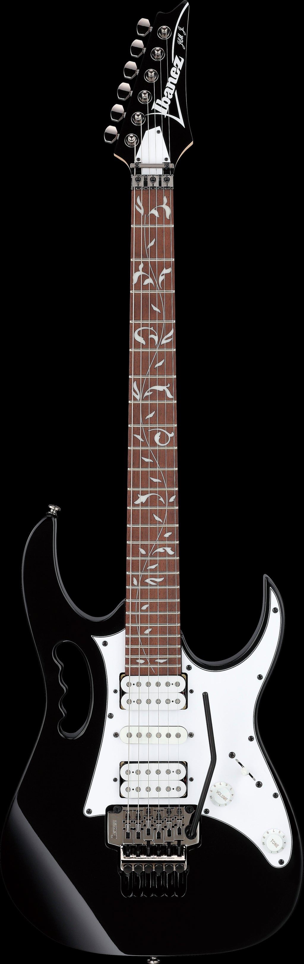Ibanez Electric Guitar - Steve Vai Signature 6str Electric Guitar - Black - JEMJRBK