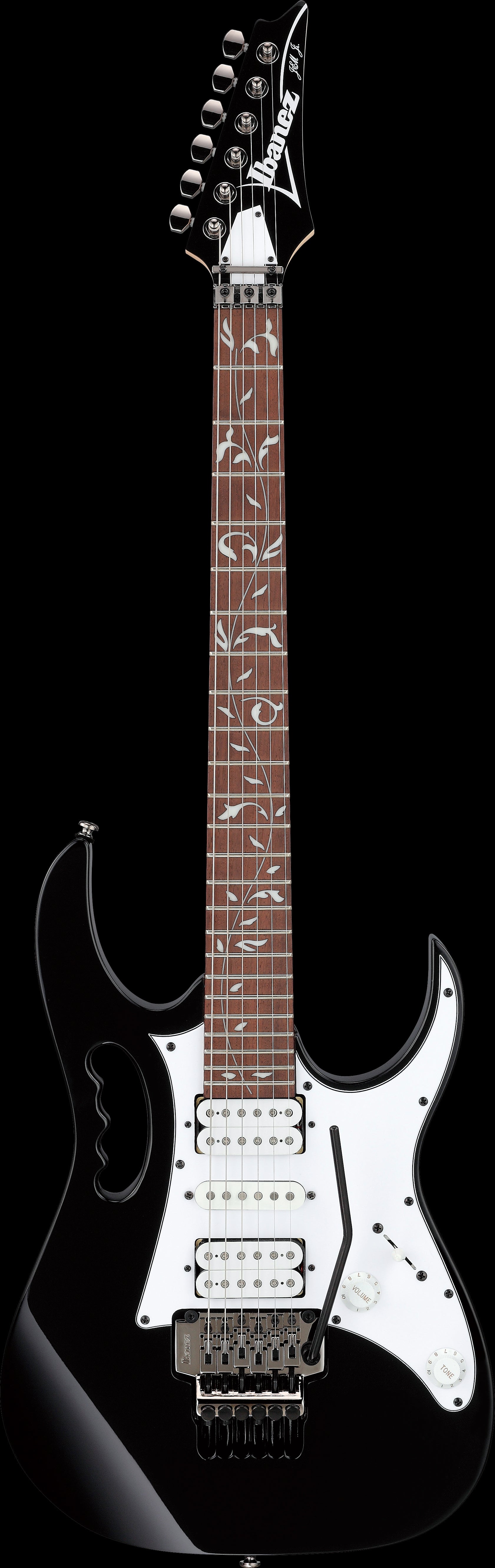 Ibanez Electric Guitar - Steve Vai Signature 6str Electric Guitar - Black - JEMJRBK