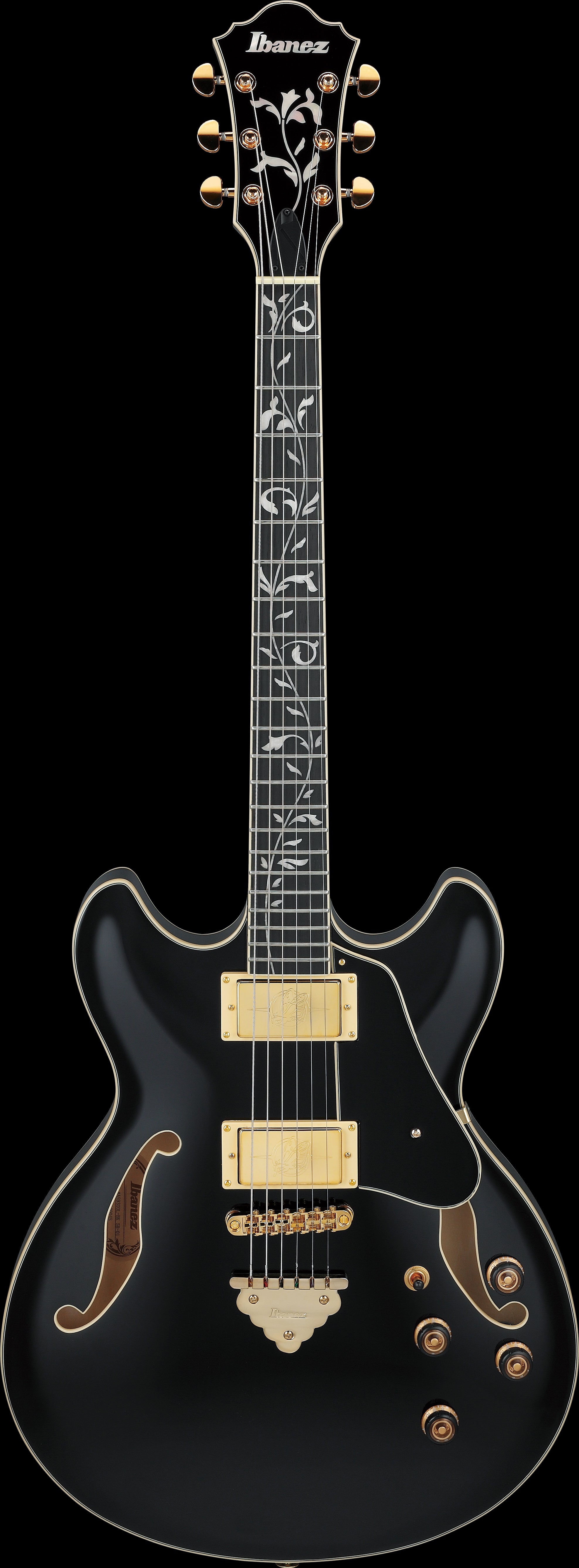 Ibanez Electric Guitar - AS Artcore Expressionist 6str Electric Guitar - Black - AS93SPBK