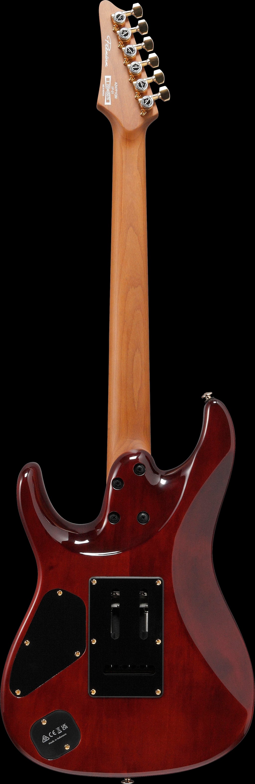 Ibanez Electric Guitar - AZ Premium 6str Electric Guitar - Dragon Eye Burst - AZ47P1QMDEB