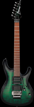 Ibanez Electric Guitar - Kiko Loureiro Signature 6str Electric Guitar - Transparent Emerald Burst - KIKOSP3TEB