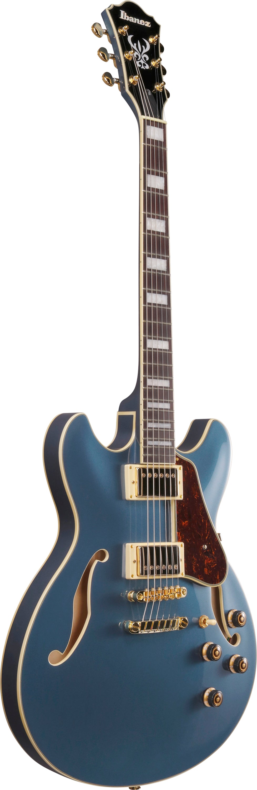 Ibanez Electric Guitar - AS Artcore Semi-hollow Electric Guitar - Prussian Blue Metallic - AS73GPBM
