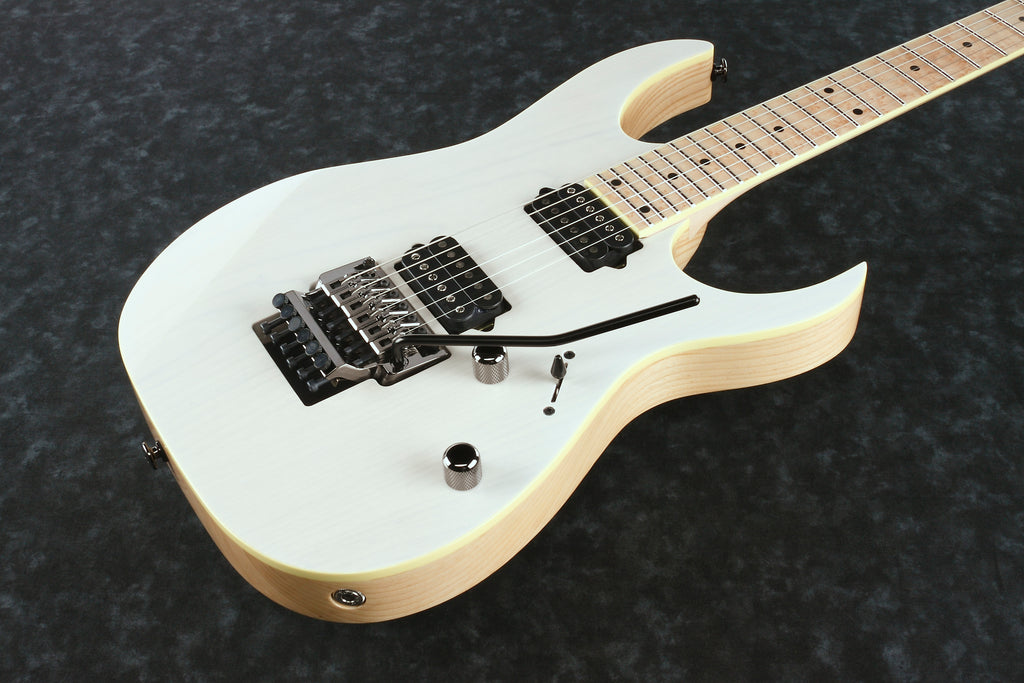 Ibanez Electric Guitar - RG Prestige 6str Electric Guitar w/Case - Antique White Blonde - RG652AHMAWD