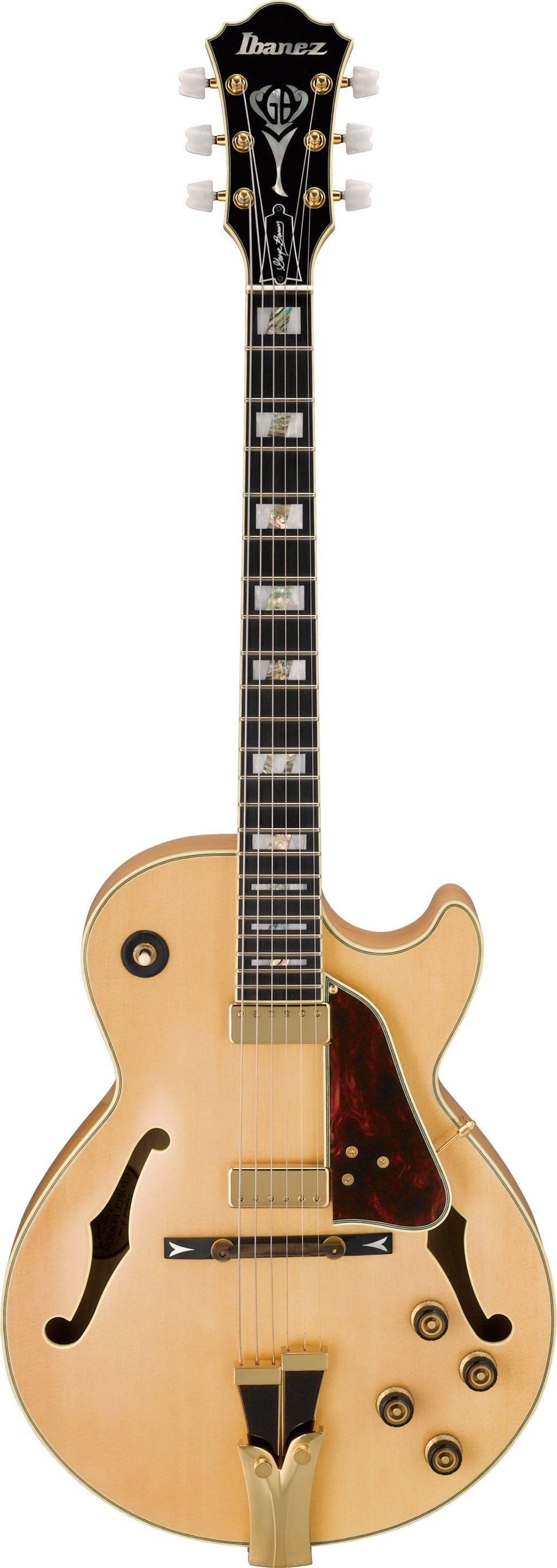 Ibanez Electric Guitar - George Benson Signature 6str Electric Guitar w/Case - Natural - GB10NT