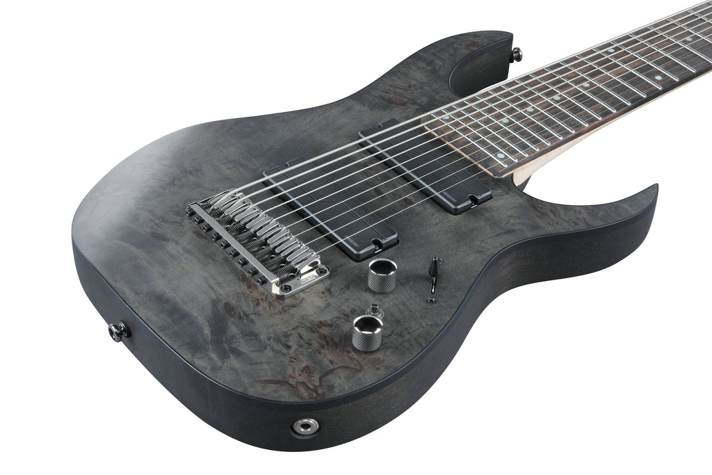 Ibanez Electric Guitar - RG Axe Desing Lab 9str Electric Guitar - Transparent Gray Burst - RG9PBTGF