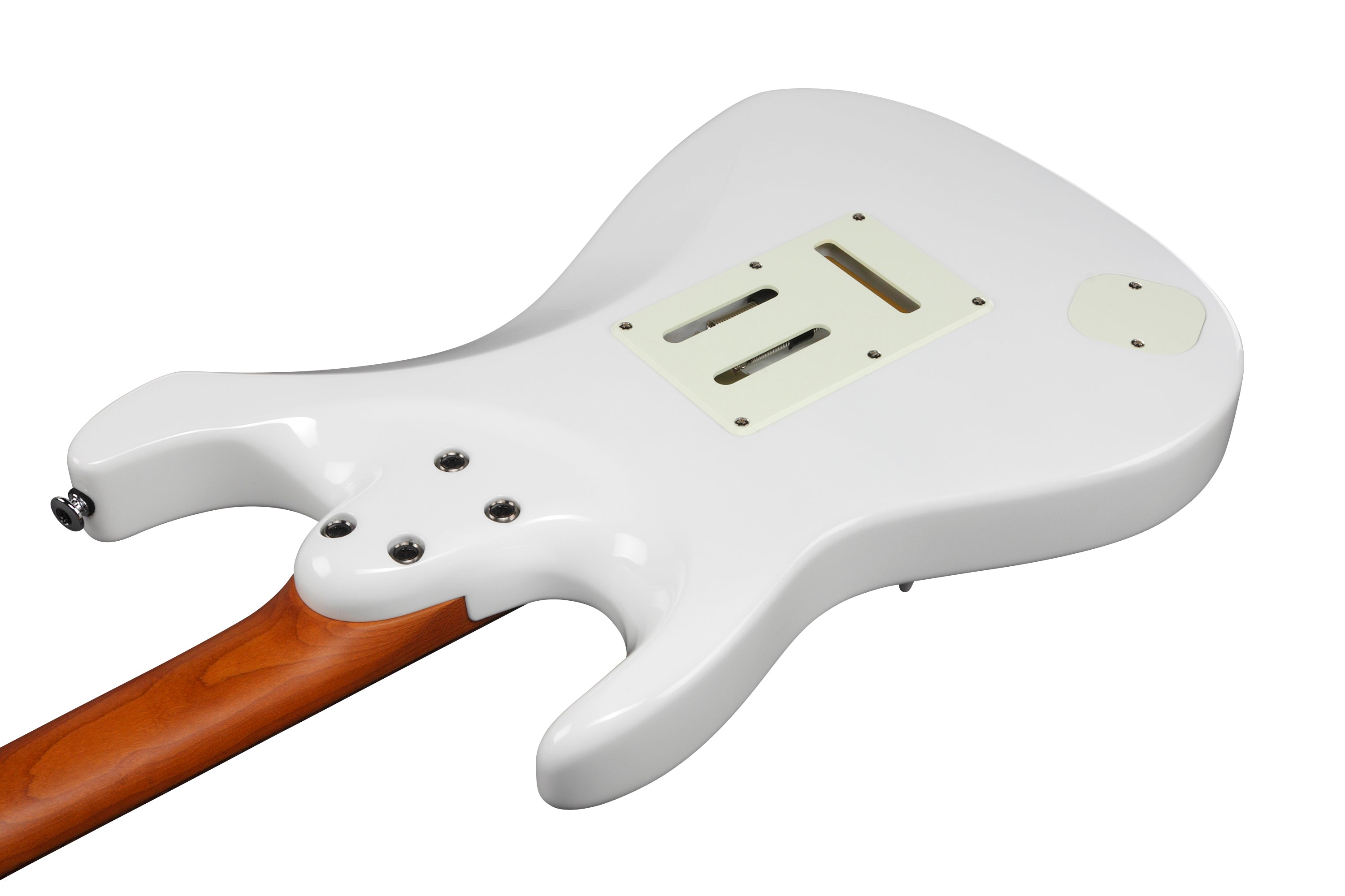 Ibanez Electric Guitar - Luca Mantovanelli Signature 6str Electric Guitar w/Case - Luna White - LM1LWH