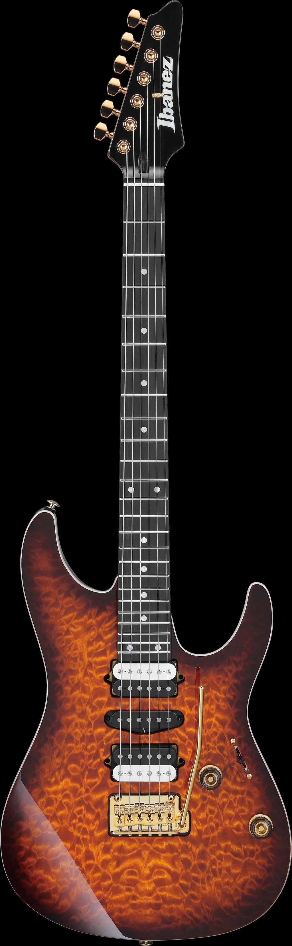 Ibanez Electric Guitar - AZ Premium 6str Electric Guitar - Dragon Eye Burst - AZ47P1QMDEB