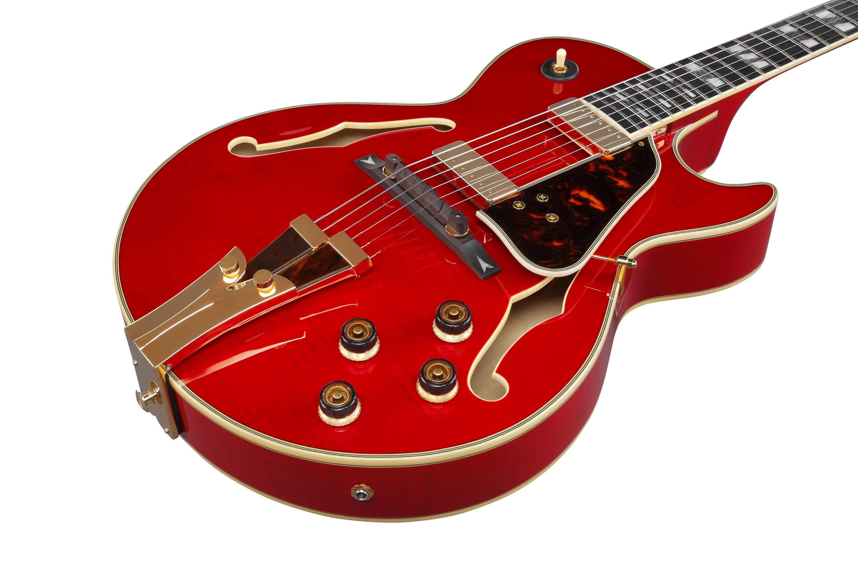 Ibanez Electric Guitar - George Benson Signature 6str Electric Guitar - Sapphire Red - GB10SEFMSRR