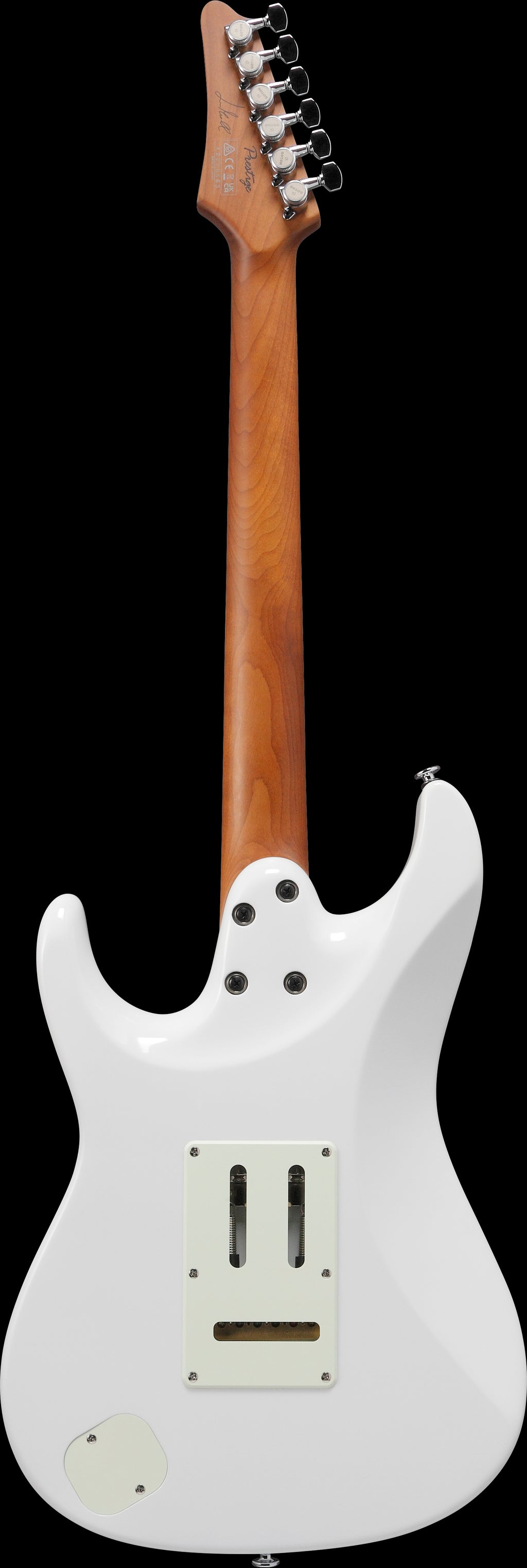 Ibanez Electric Guitar - Luca Mantovanelli Signature 6str Electric Guitar w/Case - Luna White - LM1LWH