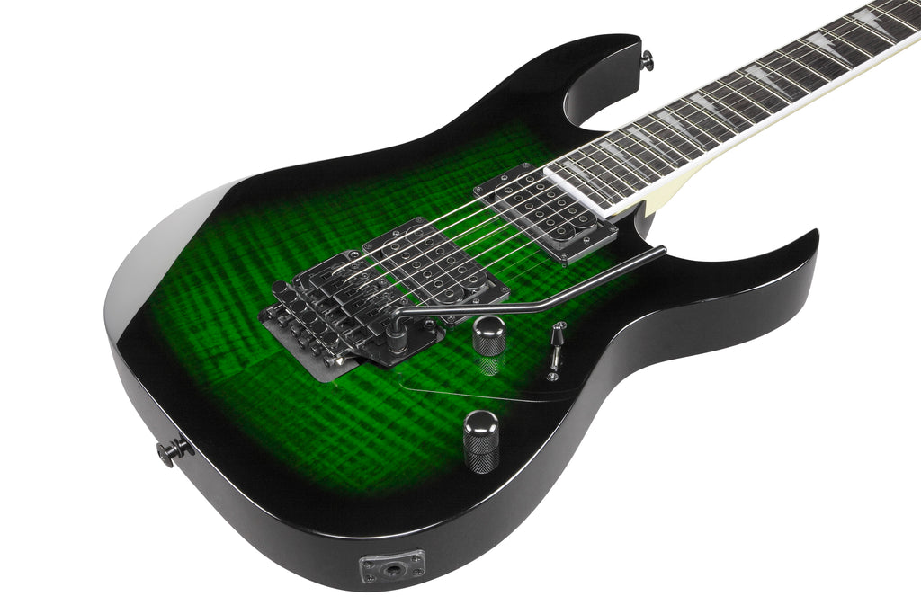 Ibanez Electric Guitar - GIO RG 6str Electric Guitar - Transparent Emerald Burst - GRG320FATEB