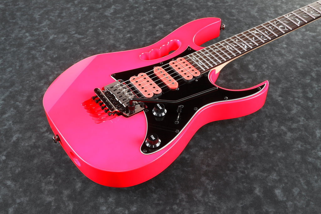 Ibanez Electric Guitar - Steve Vai Signature 6str Electric Guitar - Pink - JEMJRSPPK