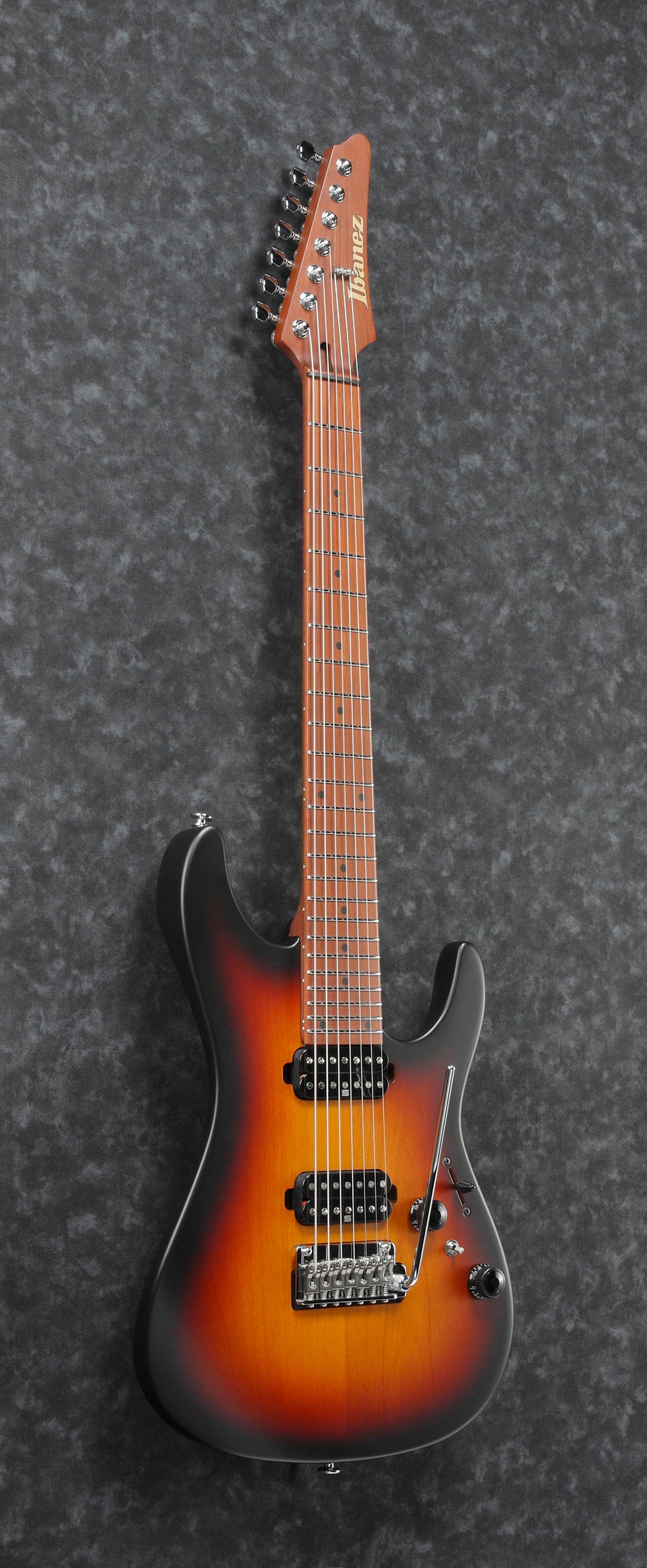 Ibanez Electric Guitar - AZ Prestige 7str Electric Guitar w/Case  - Tri Fade Burst Flat - AZ24027TFF