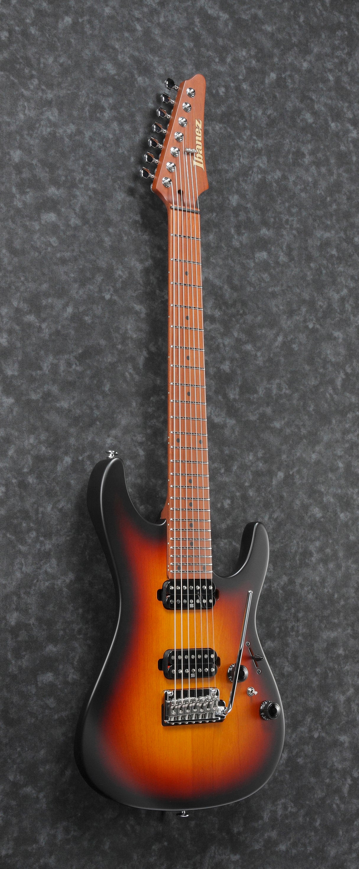 Ibanez Electric Guitar - AZ Prestige 7str Electric Guitar w/Case  - Tri Fade Burst Flat - AZ24027TFF