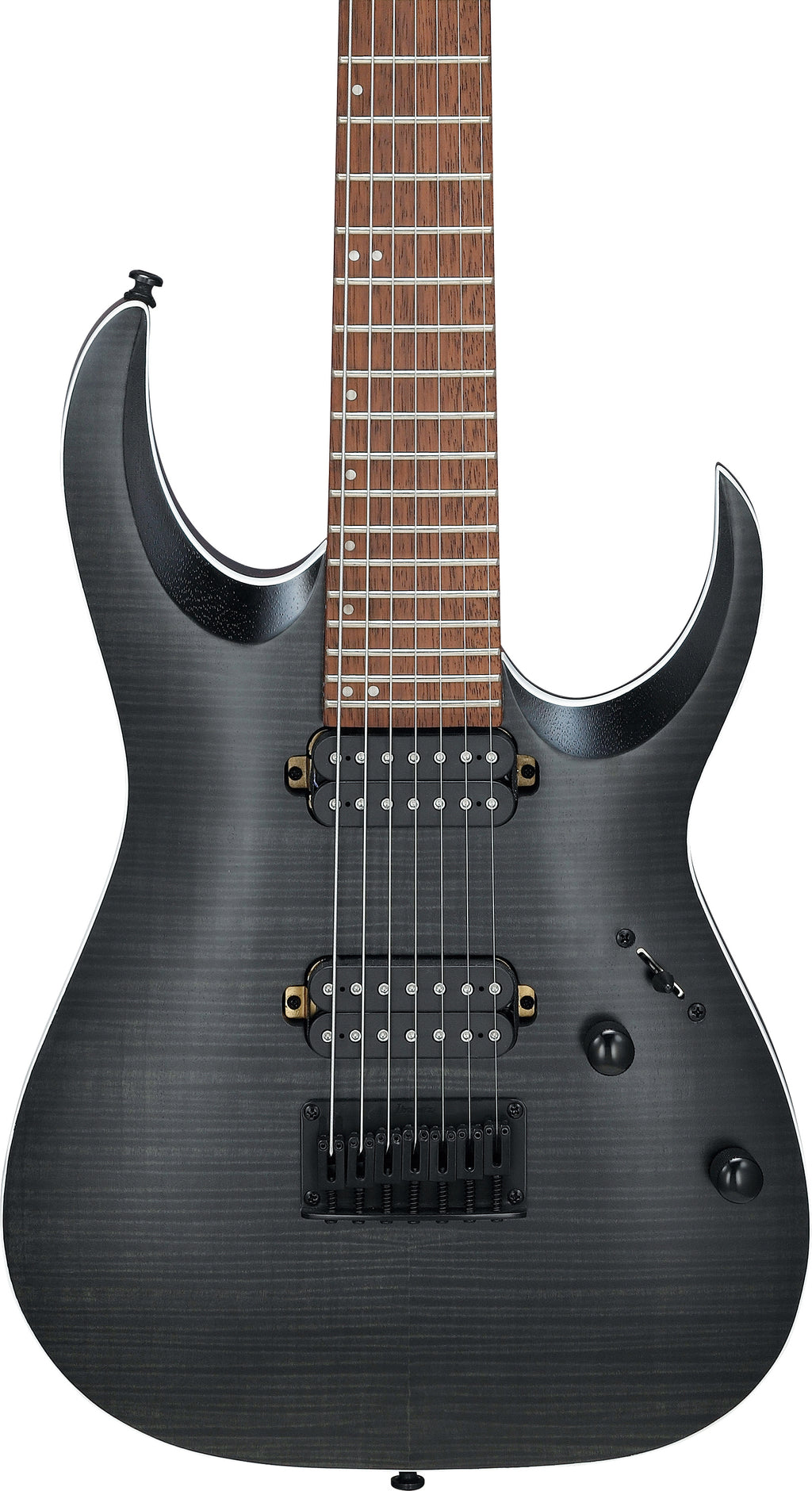 Ibanez Electric Guitar - RGA Standard 7str Electric Guitar - Transparent Gray Flat - RGA742FMTGF